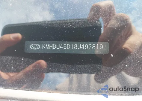 2008 Hyundai Elantra Gls/Se from USA, damaged, VIN KMHDU46D18U492819